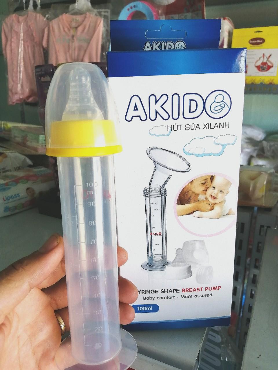 HÚT SỮA XILANH AKIDO - kèm cây súc bình sưa