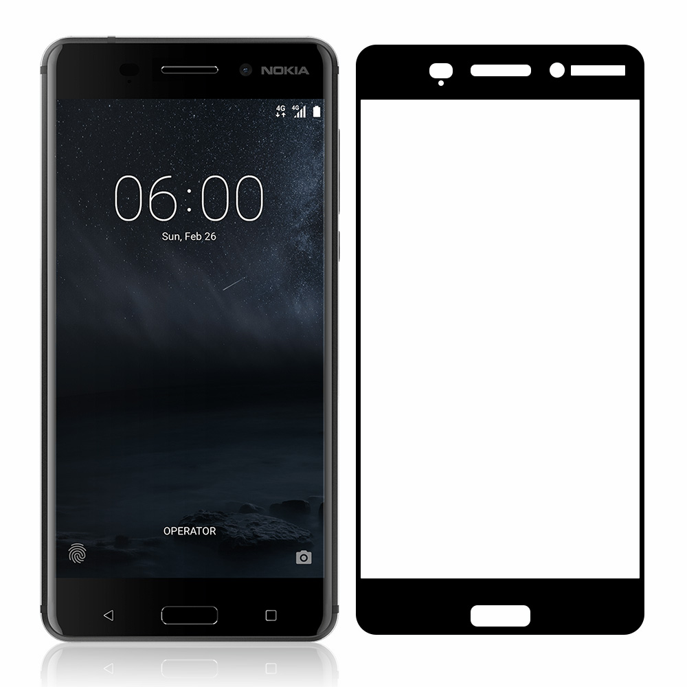 Cường lực Nokia 6 full keo full màn hạn chế vân tay