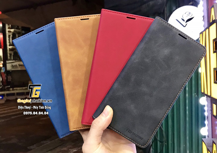 Bao da nắp gập hiệu Forwenw dành cho Samsung Galaxy Note 10 Plus