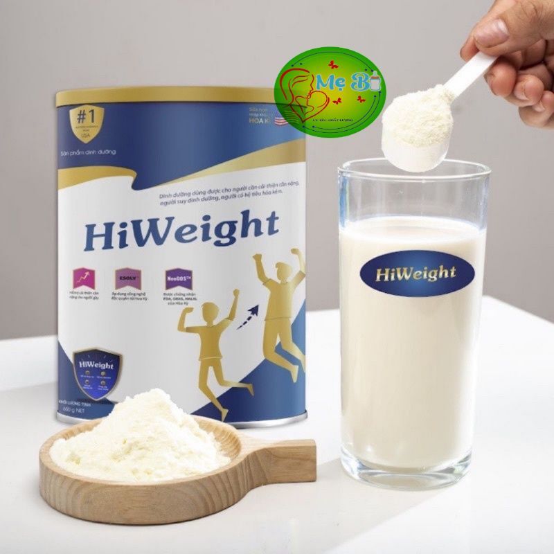 Sữa HiWeight 650gr sữa tăng cân cho người gầy