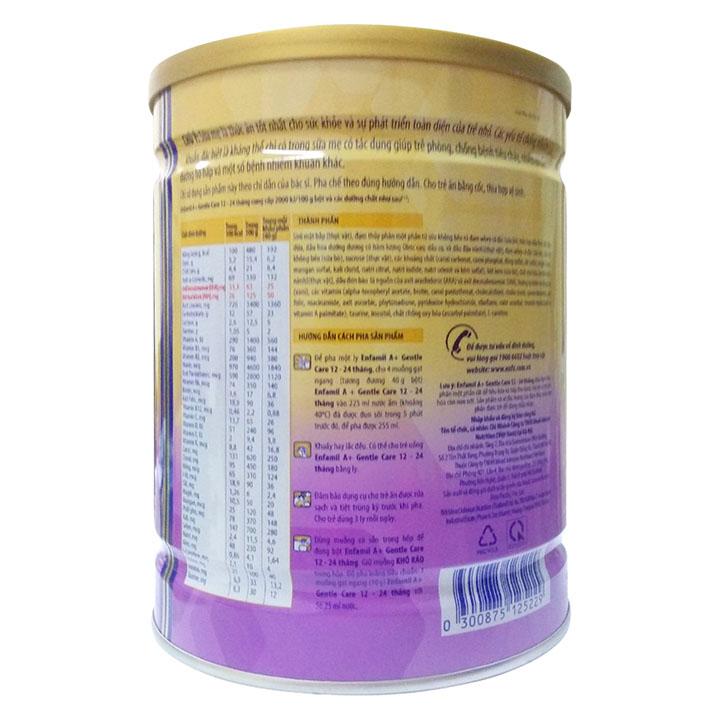 Sữa bột Enfamil Gentle care 800g (từ 12-24 tháng)