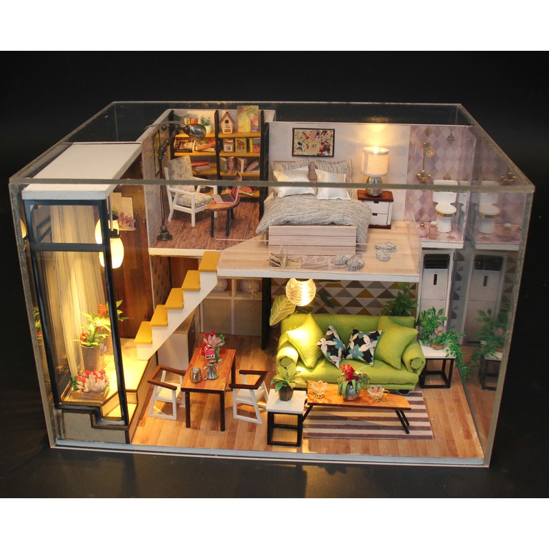 Mô hình nhà gỗ tự ráp Phố nhỏ Nhật bản  Đồ chơi trẻ em