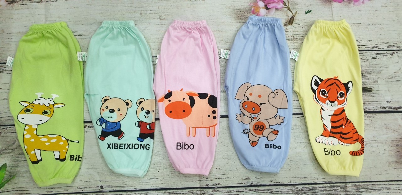 Quần chục dài cotton hình thú cho bé ( set 10 quần )