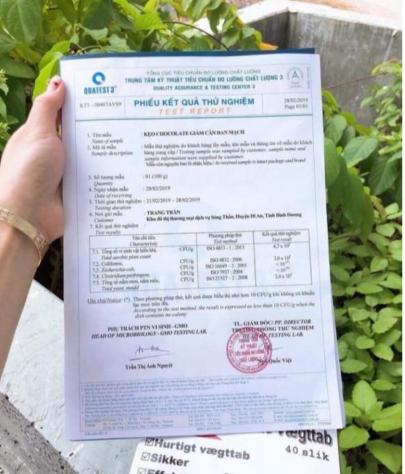 [HCM]Chocolate giảm cân Đan Mạch - Hộp 40v