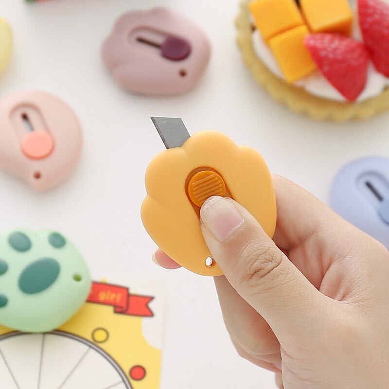 Dao Rọc Giấy Mini Hình Chân Mèo Đáng Yêu