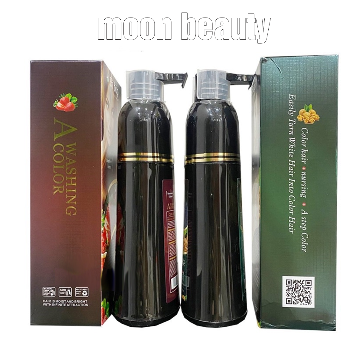 DẦU GỘI PHỦ BẠC ĐEN (NÂU) TÓC BIBOP - GỘI LÀ ĐEN TÓC ( NÂU TÓC