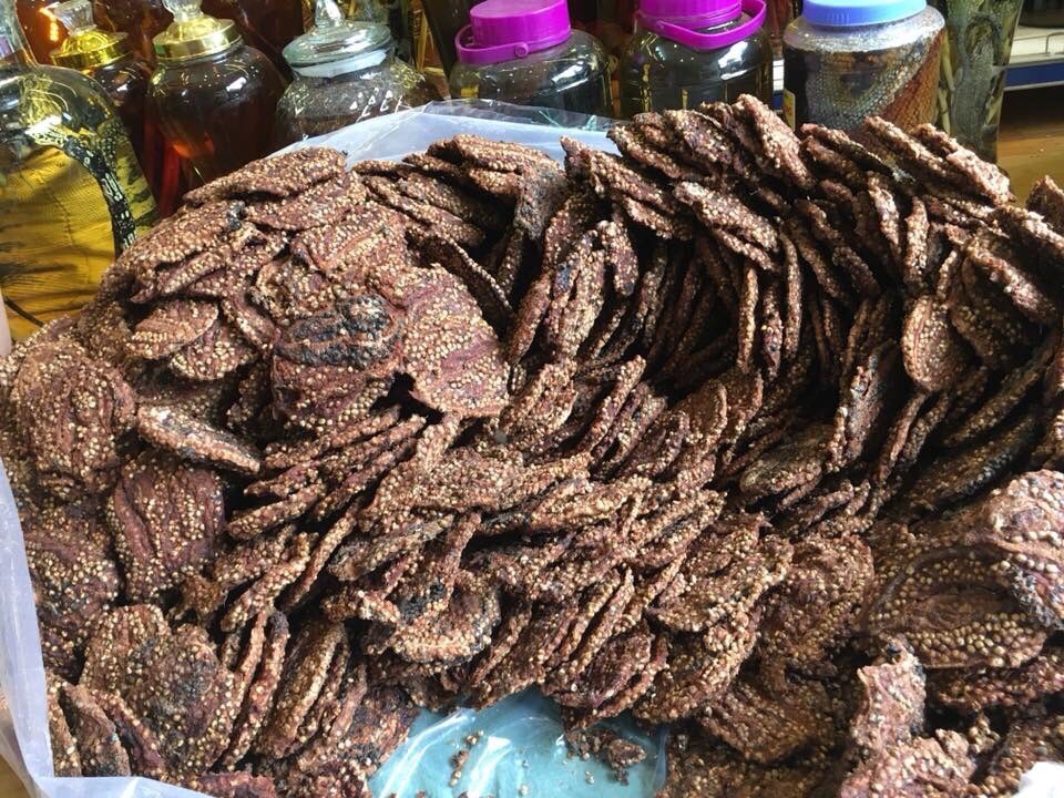 CHUỐI HỘT RỪNG ÉP MIẾNG KHÔ (180k/1kg