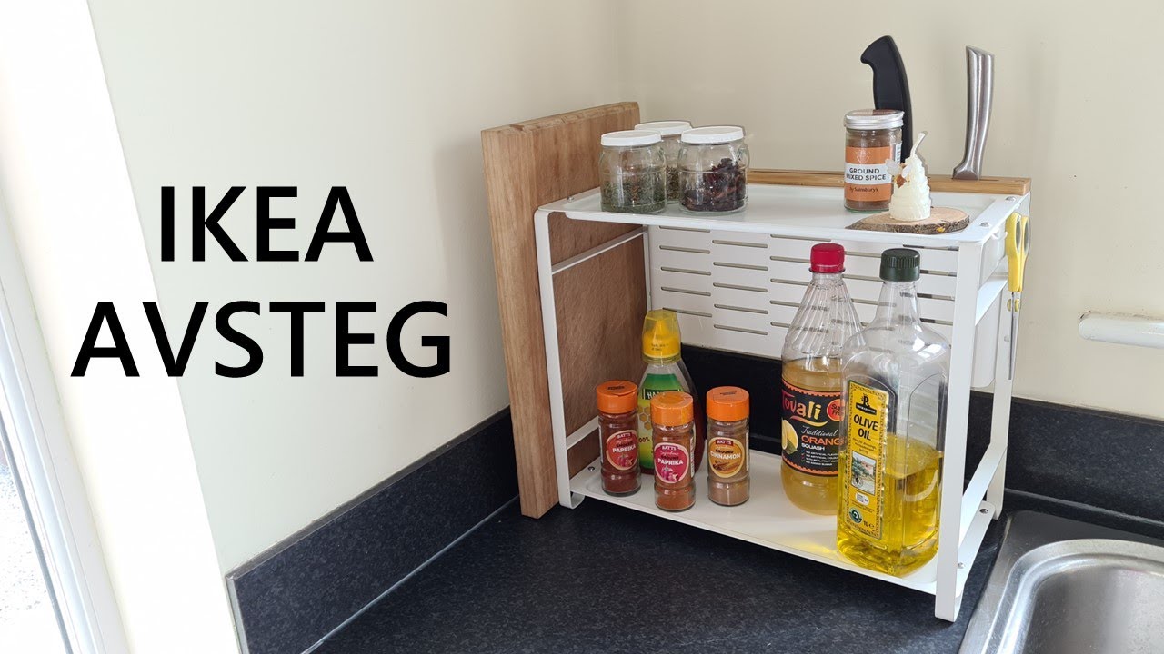 Kệ bếp để gia vị, thớt, dao 2 tầng Avsteg IKEA
