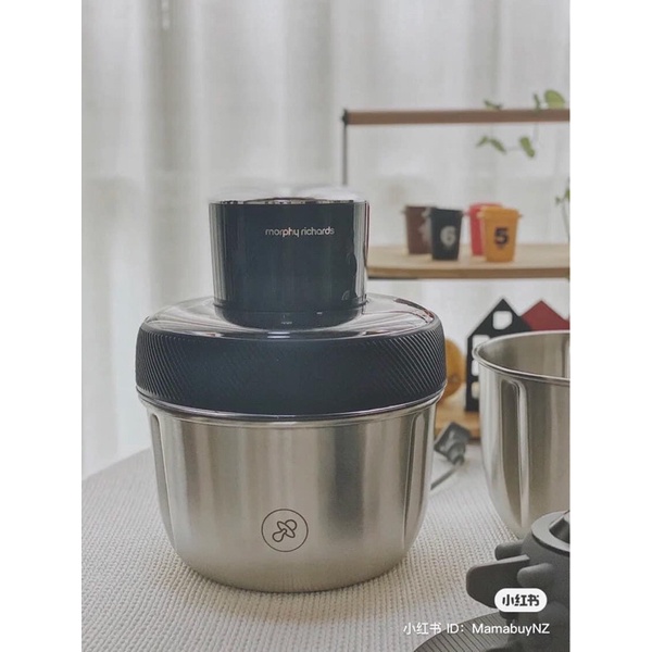 Máy Xay Thịt Đa Năng Morphy Richards 3 cối Inox cao cấp( BH 12 tháng)