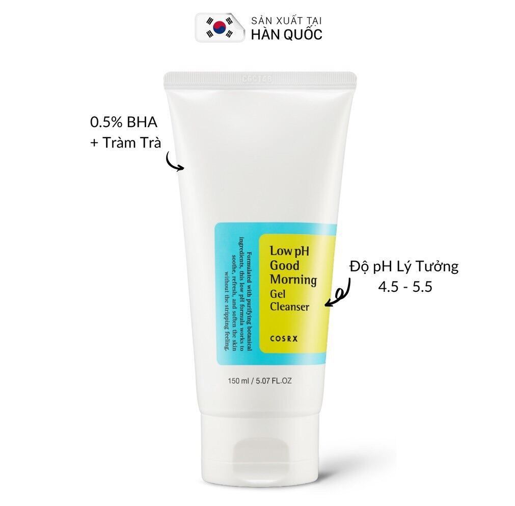 Sữa Rửa Mặt Cosrx Low PH Morning Gel Cleanser
