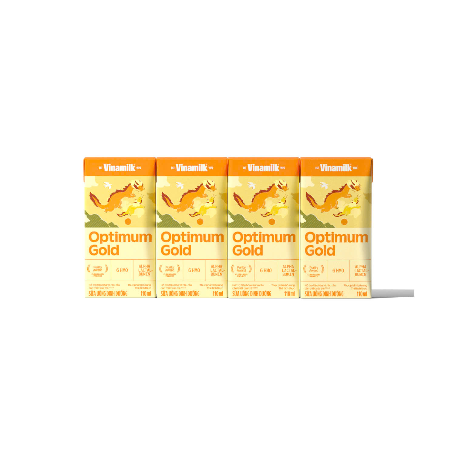 Thùng 48 hộp Sữa pha sẵn Optimum Gold 110ml