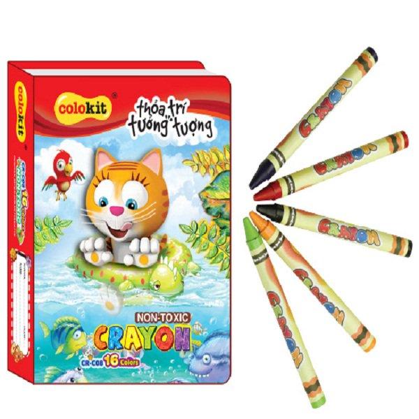 BÚT SÁP MÀU CR-C08 16 MÀU