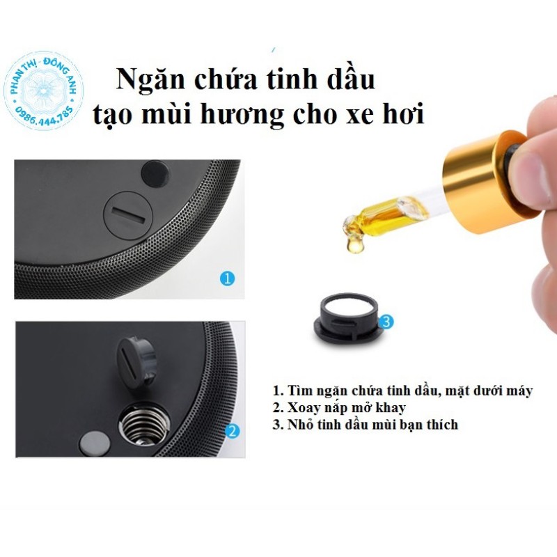 MÁY LỌC KHÔNG KHÍ, KHỬ MÙI Ô TÔ HYUNDAI HY-12
