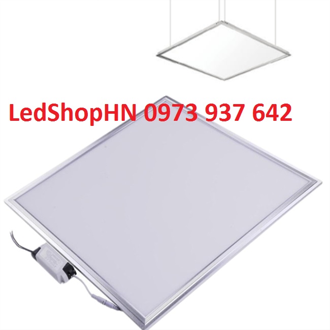 Đèn led panel 600x600 48W nguồn dời, đèn panel tấm vuông 60x60, đèn led trần panel 600x600, đèn led la phong, đèn thả trần