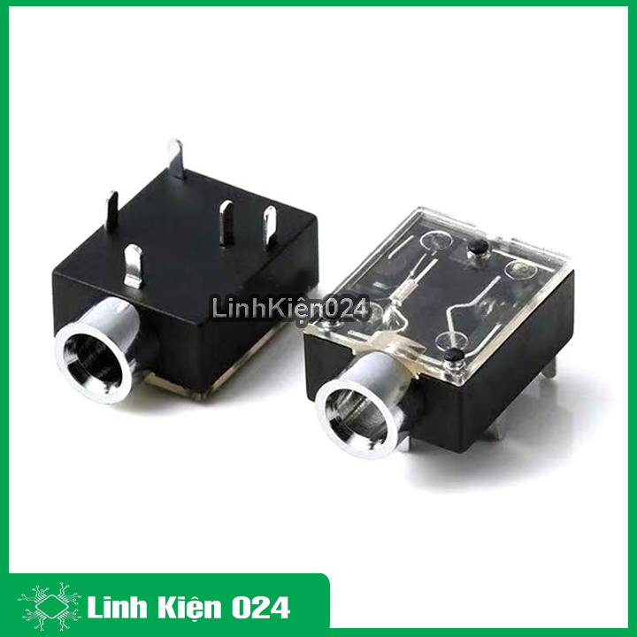Jack audio cái 214m 3.5 có ốc vặn