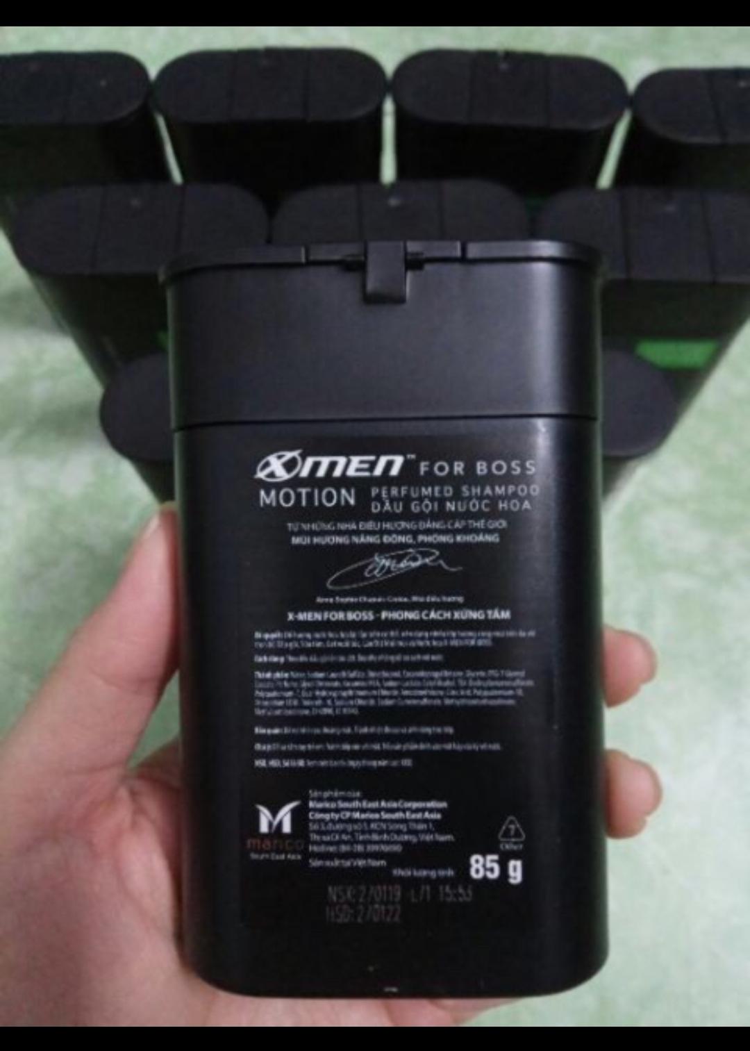 (85g)Dầu gội nước hoa Xmen for Boss Motion