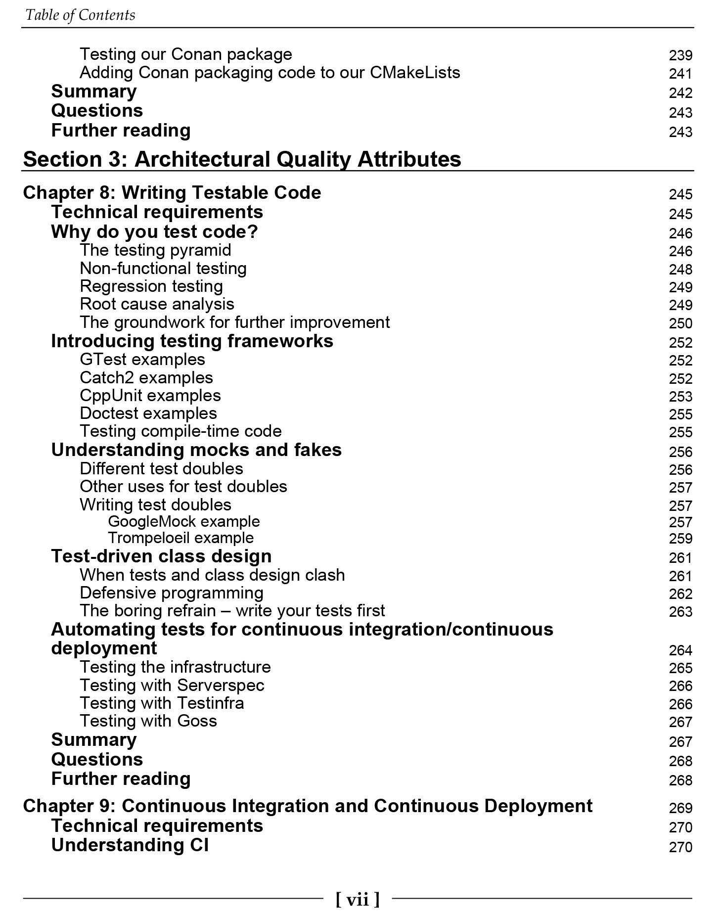 Software Architecture with C++