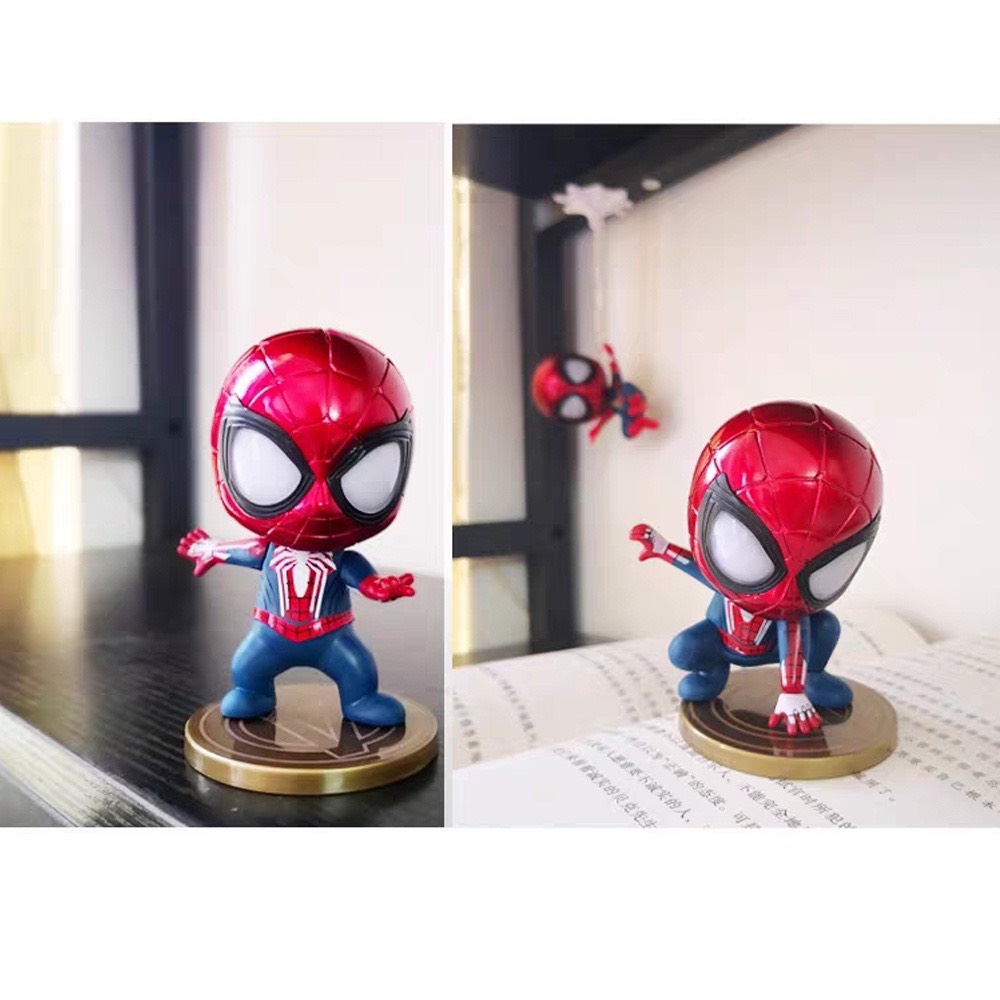 Mô hình Iron Man- Spider Man chibi cực ngộ nghĩnh