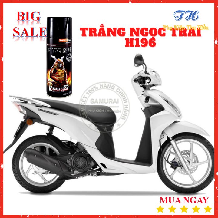 Sơn Samurai Trắng Ngọc Trai H196