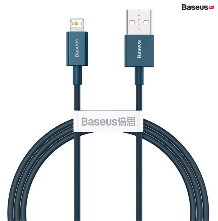 [BH 12 Tháng] Dây Cáp sạc lightning Baseus Superior Series Fast Charging Data Cable cho iPhone/ iPad (2.4A, 480Mbps, Fast charge, ABS/ TPE Cable)
