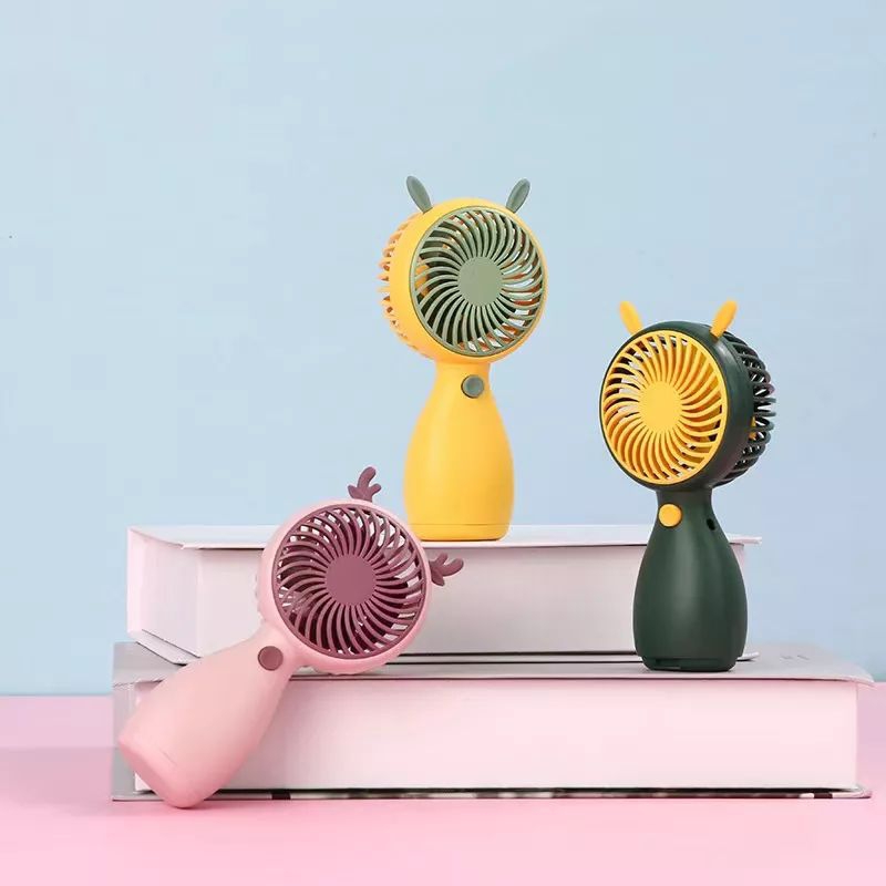 Quạt Mini Tích Điện Cầm Tay Siêu Cute