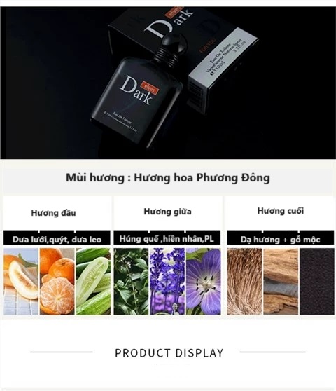 Nước hoa nam thơm dịu ,lâu phai