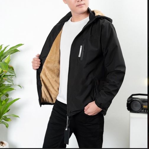 Áo gió 3 khoá lót lông nam mẫu mới nhất
