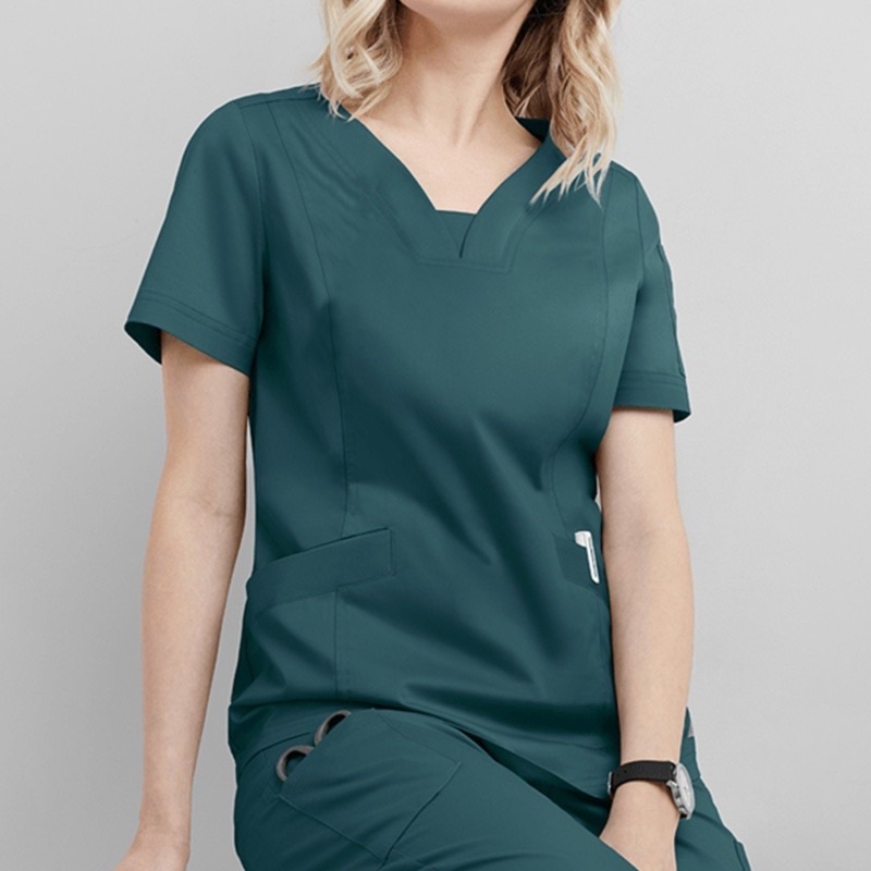 [BỘ SCRUBS THIẾT KẾ MAY RIÊNG] dành cho Bác Sĩ , Điề dưỡng, spa CHẤT LIỆU KAKI LỤA CAO CẤP (CÓ MAY THEO SỐ ĐO RIÊNG )