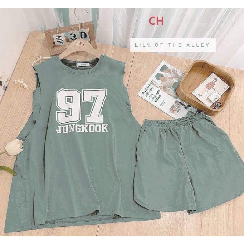 SÉT BA MÓN TANKTOP 97 JUNGK CỰC XINH RUBY 99