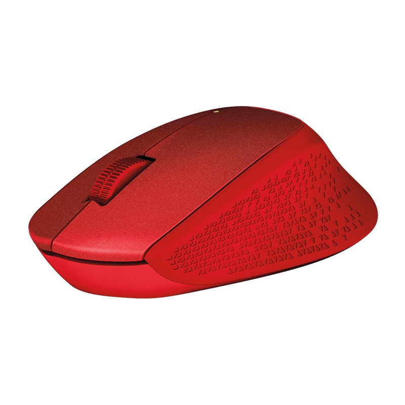 Chuột Wireless Logitech M331 Silent Plus (Đỏ) - Chính Hãng