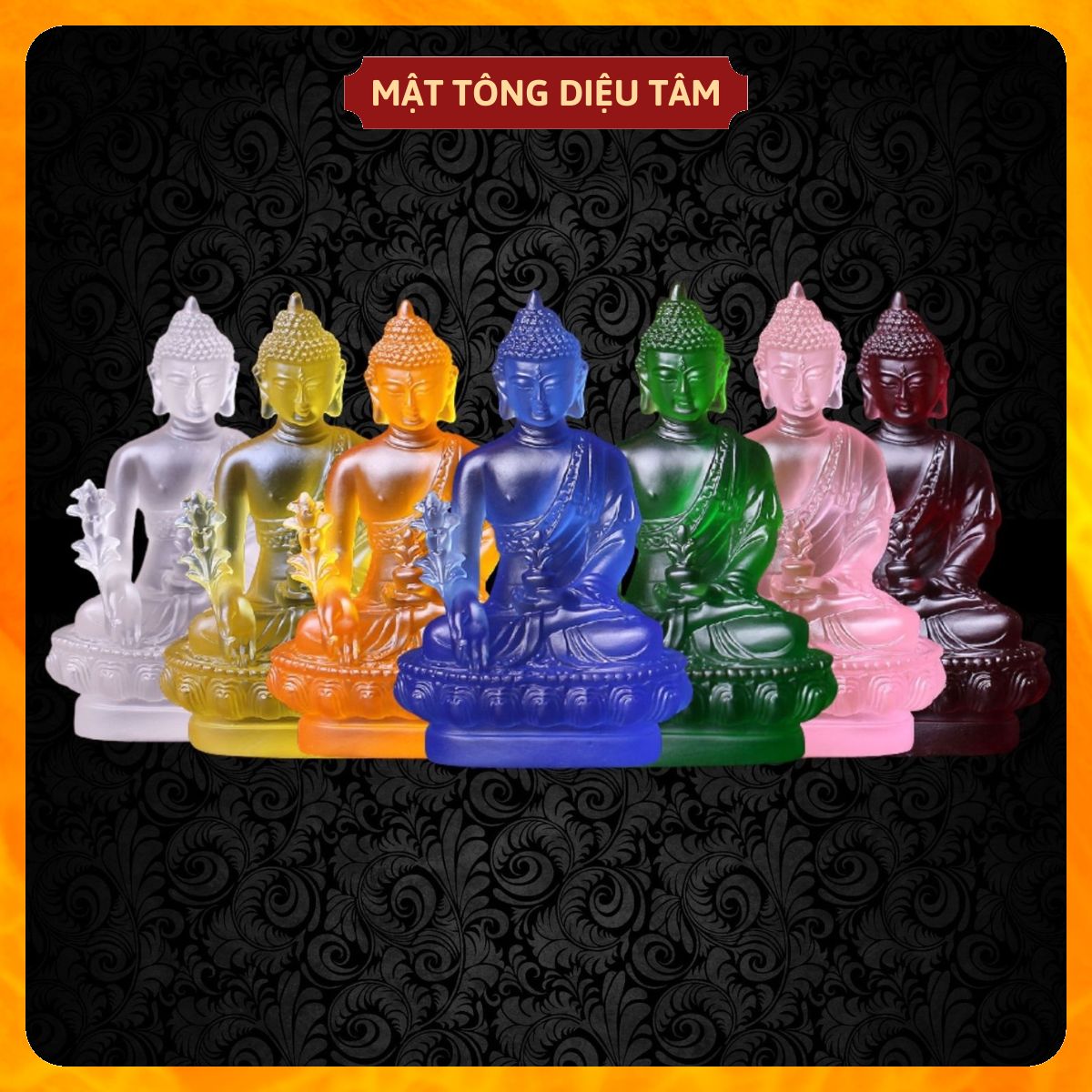 Medicine Buddha statue green high 12cm