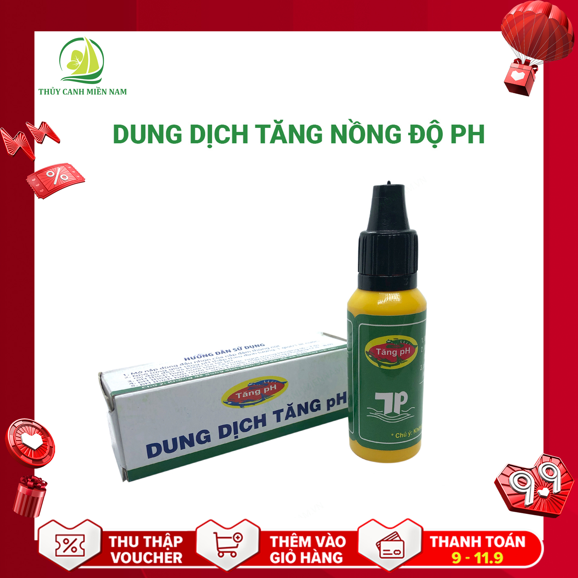 Dung dịch điều chỉnh PH - tăng PH -
