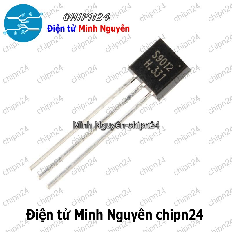 [25 con] (KT1) Transistor S9012 TO-92 PNP 500mA 40V (9012) - HH004921