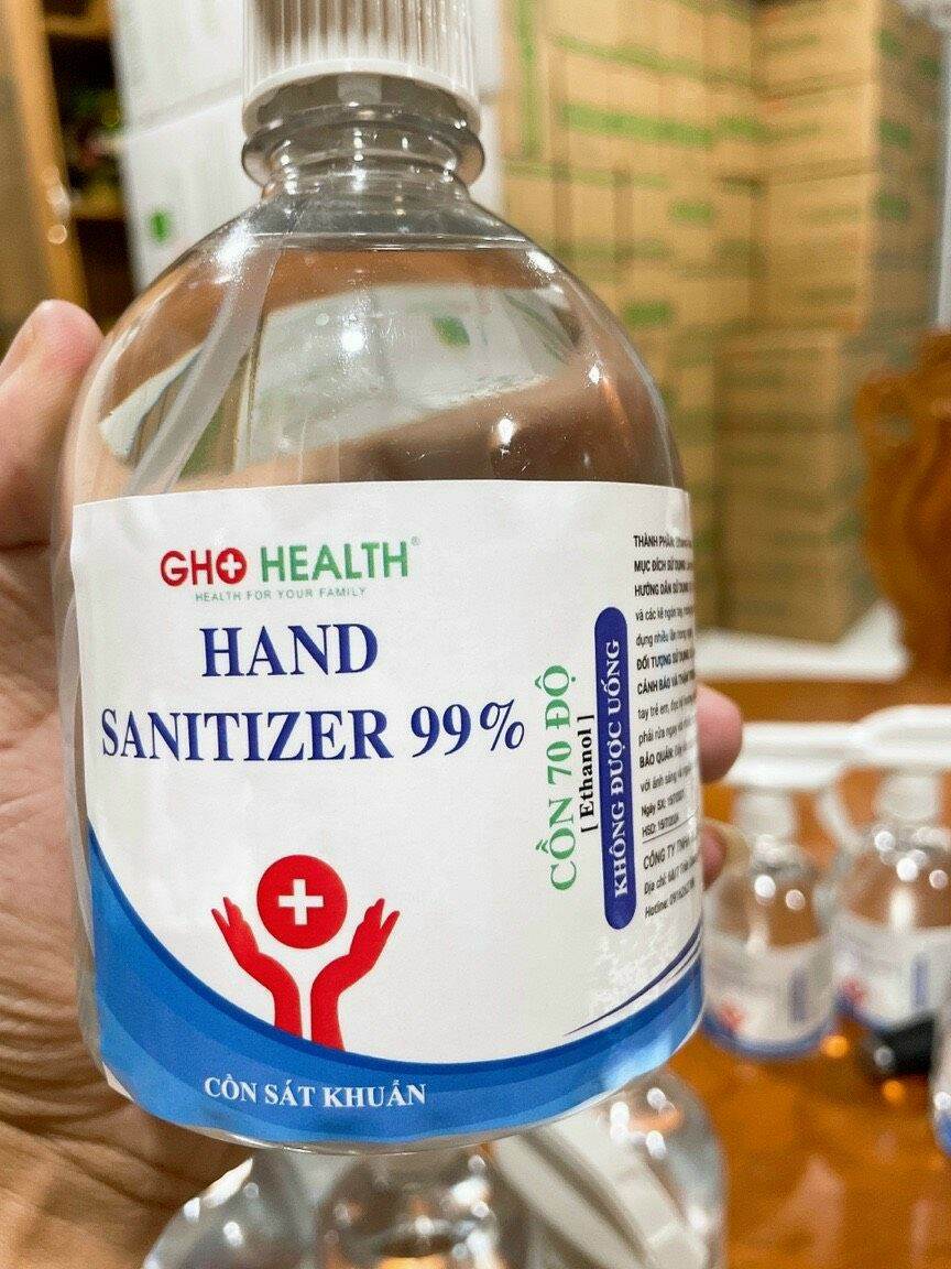 Cồn rửa tay 70 độ loại có vòi