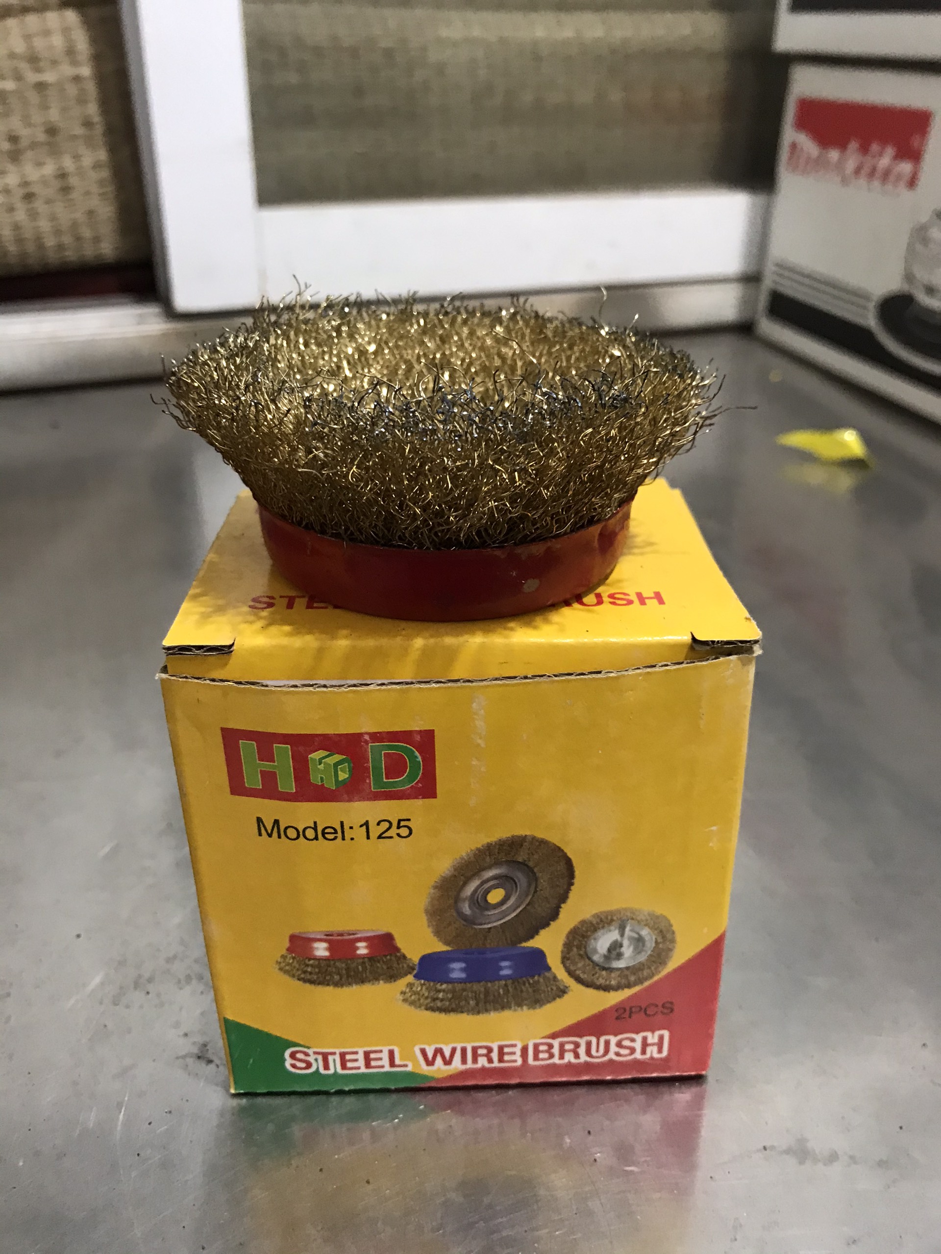 Chổi đánh rỷ D100 thép