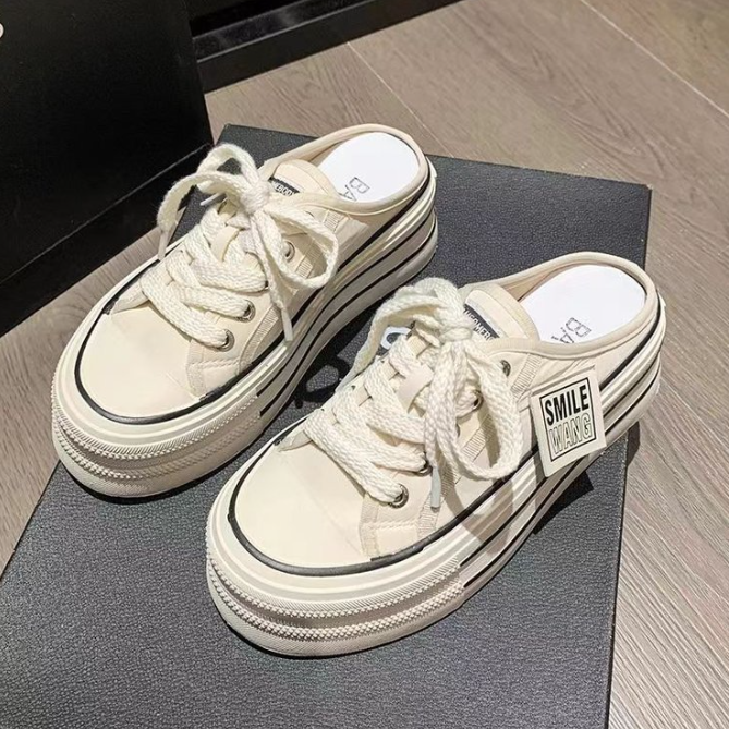 Giầy Sneaker nữ đạp gót  ulzzang  2 mầu B11
