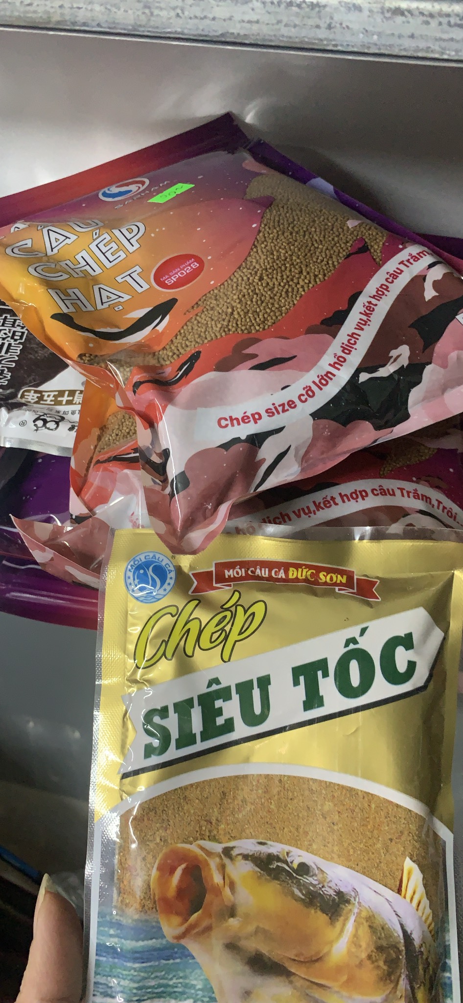 Mồi câu chép hạt , combo bộ 3 chuyên chép