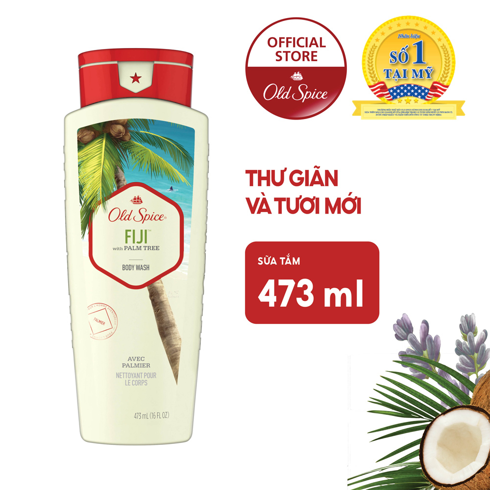 Gel tắm nam old spice body wash 473ml