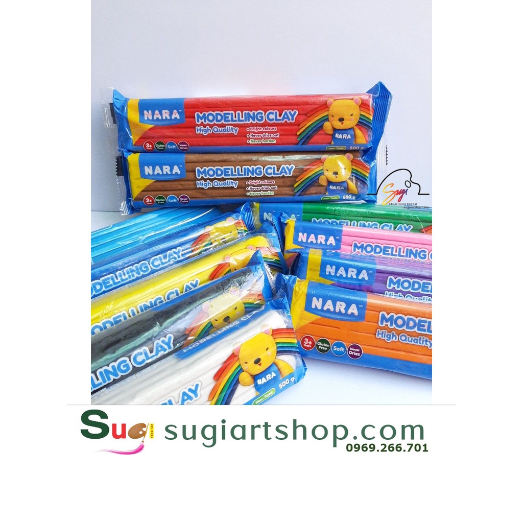 Đất Sét Nara 500g , Đất nặn Kiddy Nara 500g,  SPO5001