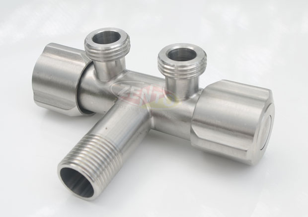 Van góc 2 đầu ra Angle Valve Dual Outlet ZT9823
