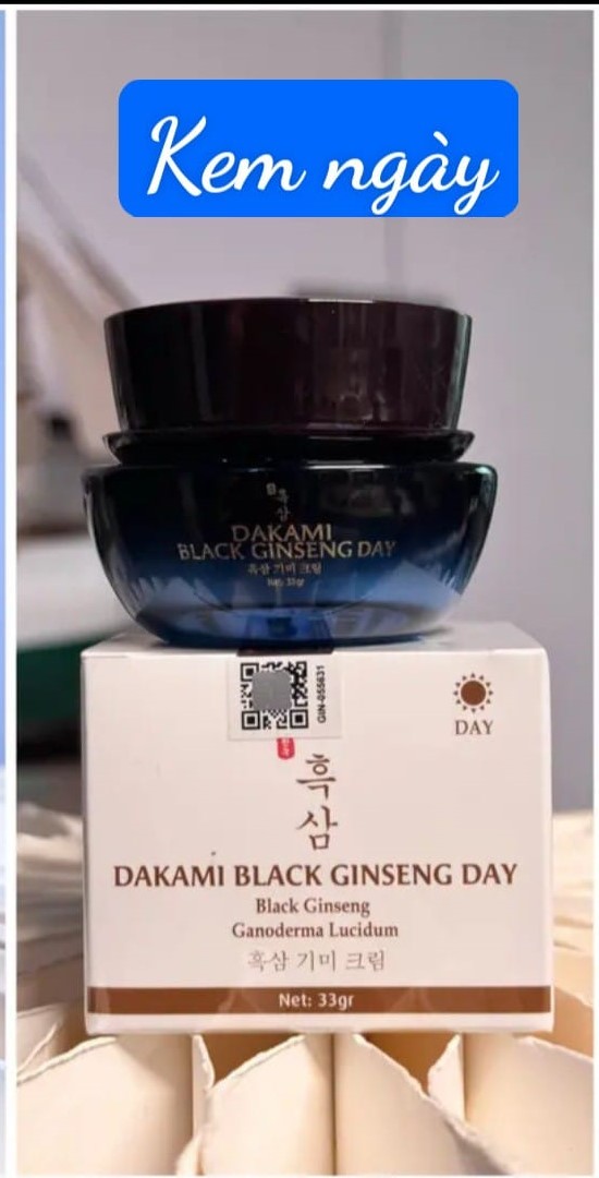 Combo Dakami Sâm Đen (Ngày - Đêm) và Serum