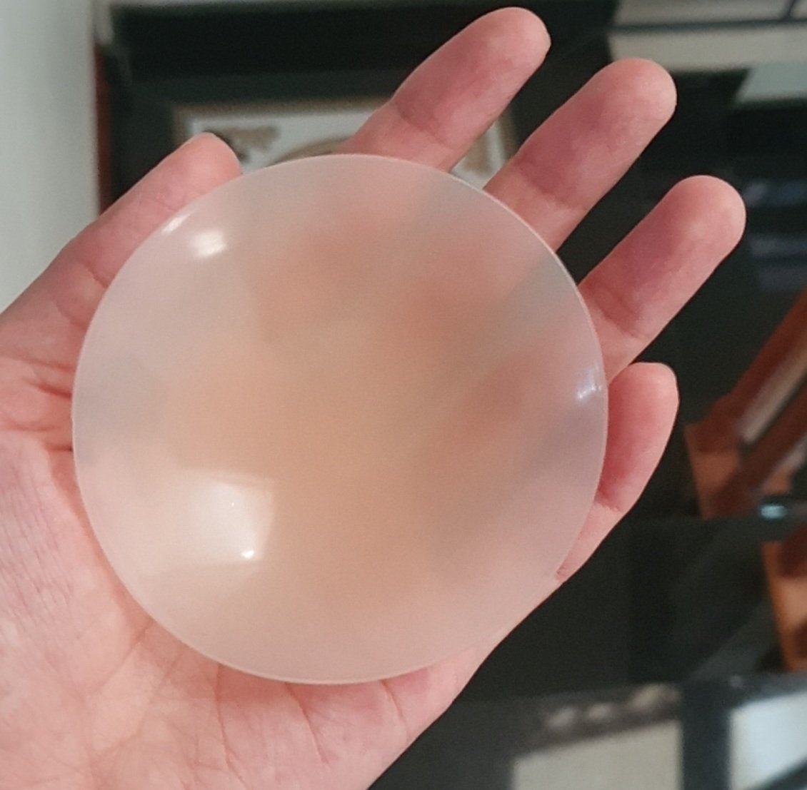 Miếng dán ngực silicon nhiệt tự thân EBLIN dán ti siêu mỏng ôm khít
