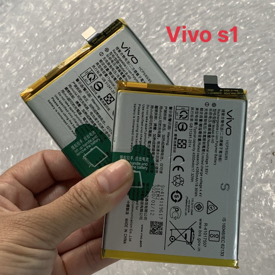 Pin vivo s1/ y7s / b-h0 zin dung lượng 4500mah