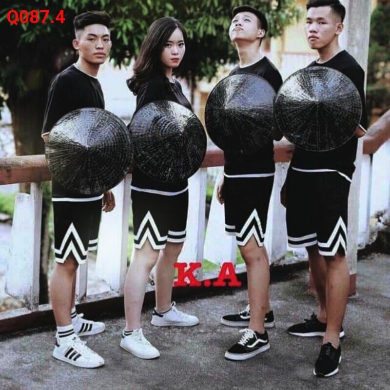 [HCM]Quần Short 2 Da Cao Cấp Họa Tiết 3 Lai Unisex
