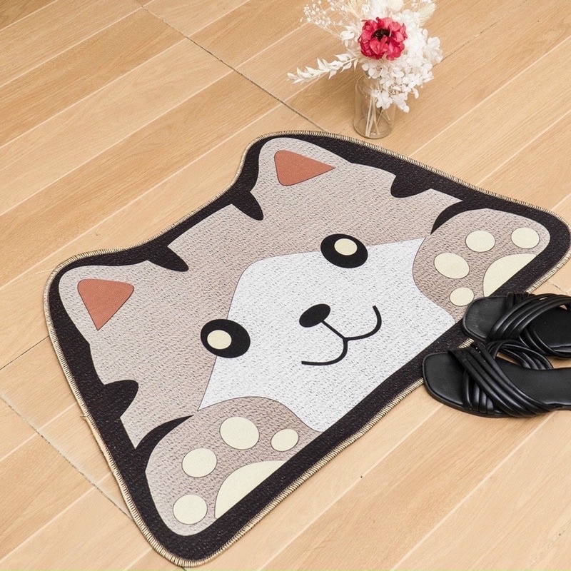 Thảm chân 3D hình thú siêu cute