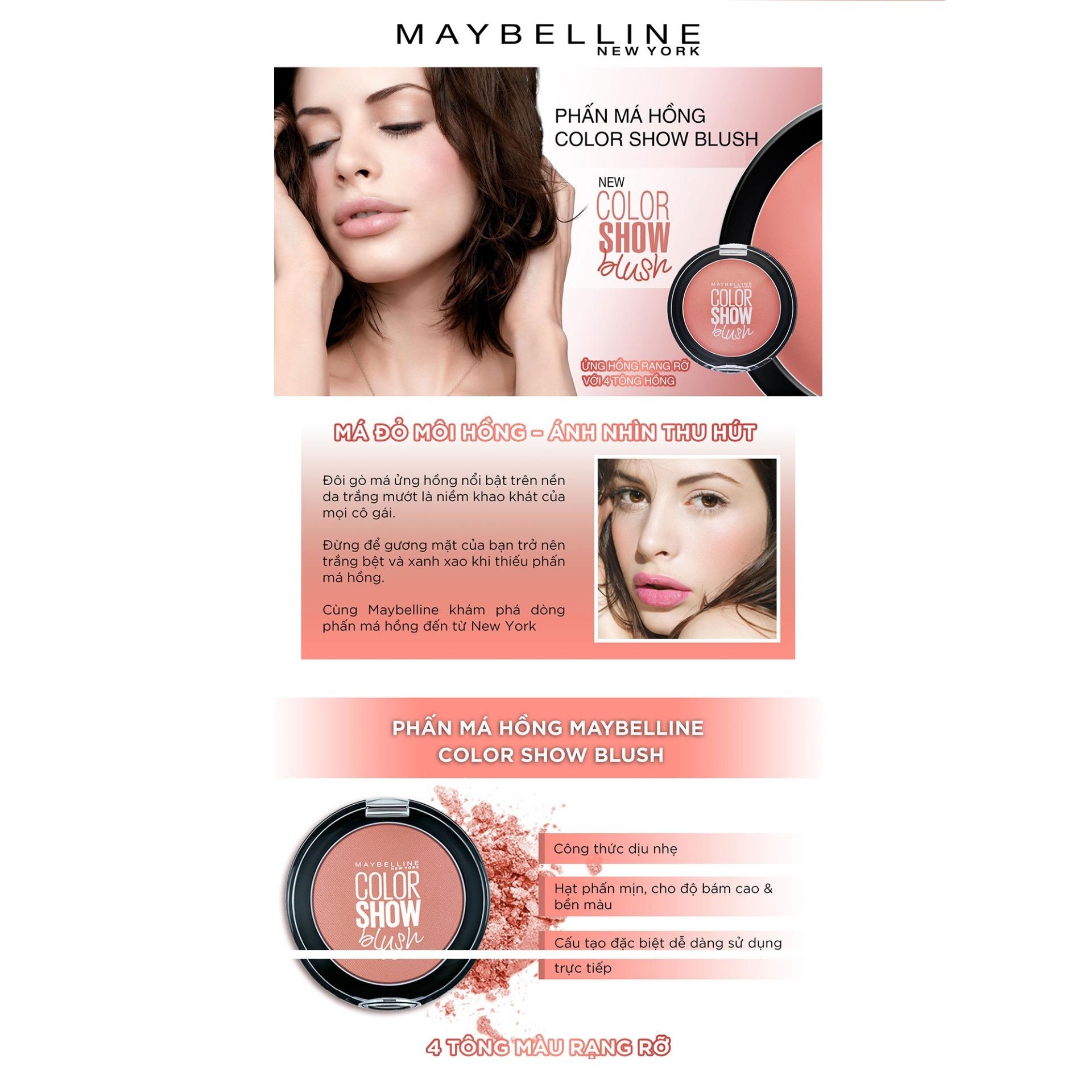 [HCM]PHẤN MÁ HỒNG MAYBELLINE