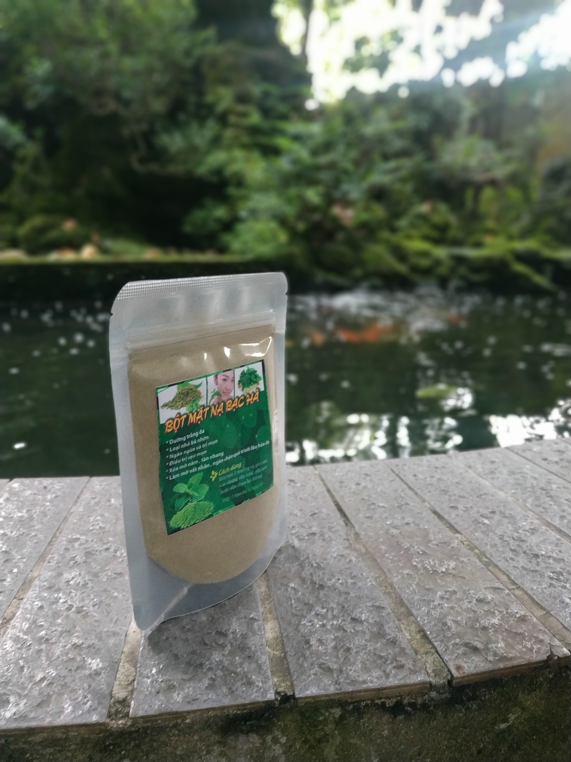 [BIONATURALVN] Bột đắp mặt nạ Bạc Hà Handmade 50gr