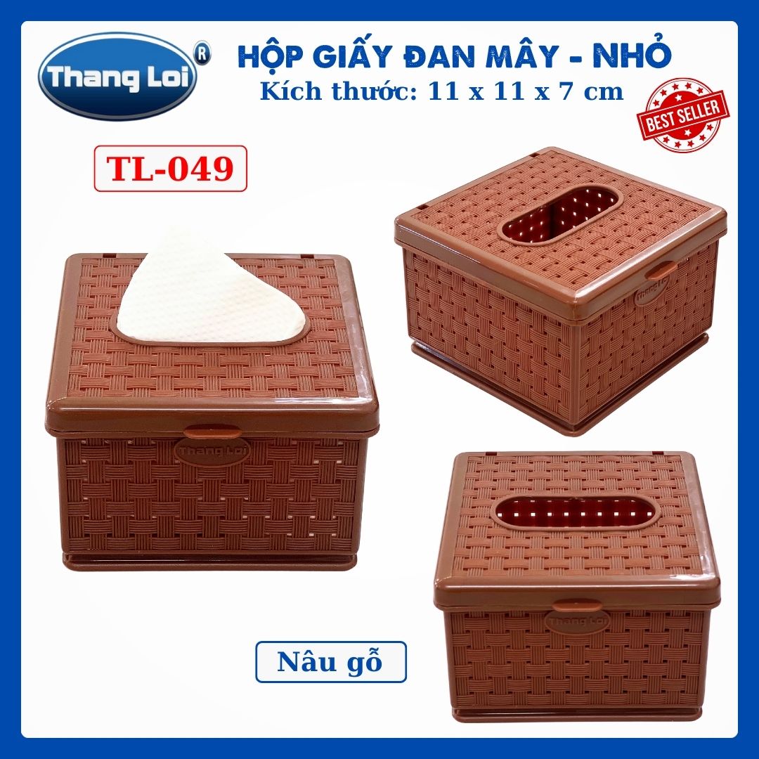 Hộp Đựng Khăn Giấy Vuông Size Nhỏ