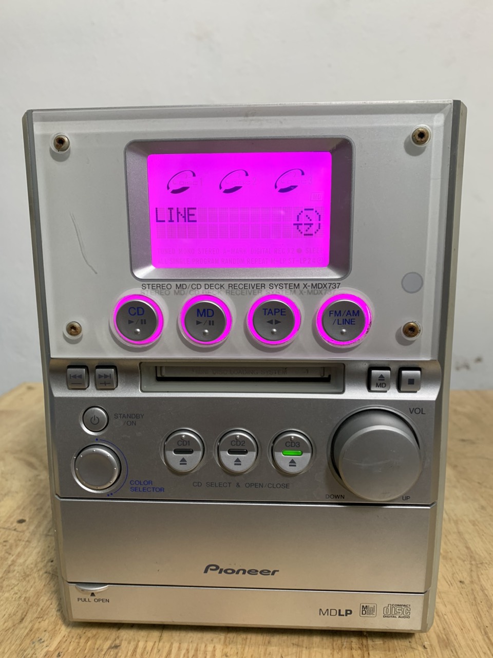 Pioneer パイオニア ミニコンポ XR-MDX737M