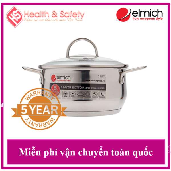 Nồi Inox 304 Elmich CELESTINE 28CM EL5279 - Bảo Hành 5 Năm